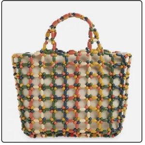 $80 Madewell transport beaded limited edition tote new with tag!